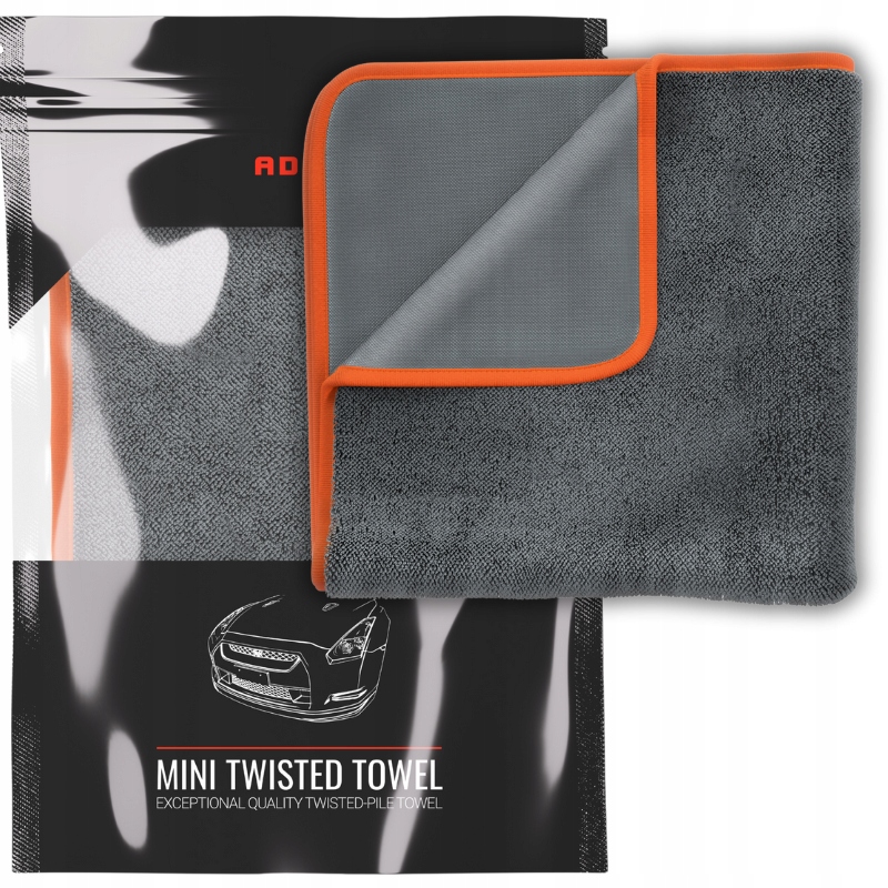 Adbl Mini Twisted Towel 50x50cm chłonny ręcznik do osuszania samochodu