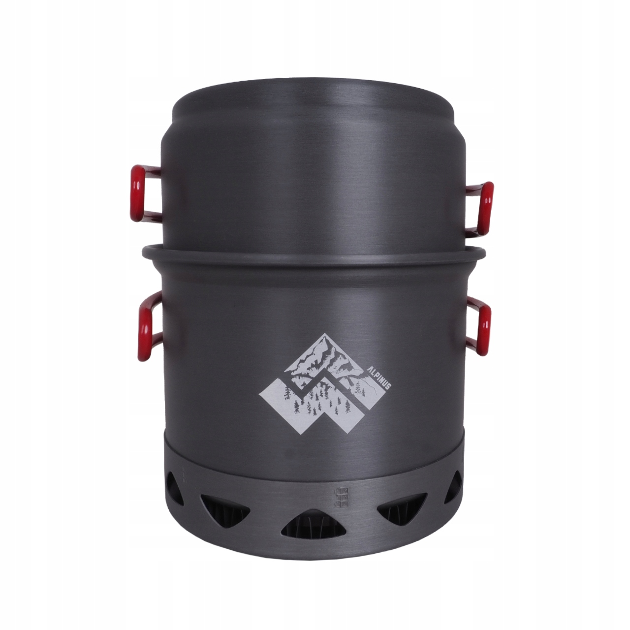Alpinus Menážka turistický hrnec 2 kusy sada nádobí Valdes