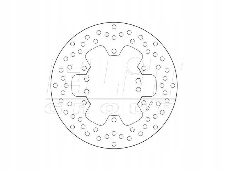BREMBO 68b407h8 тормозной диск (1шт)
