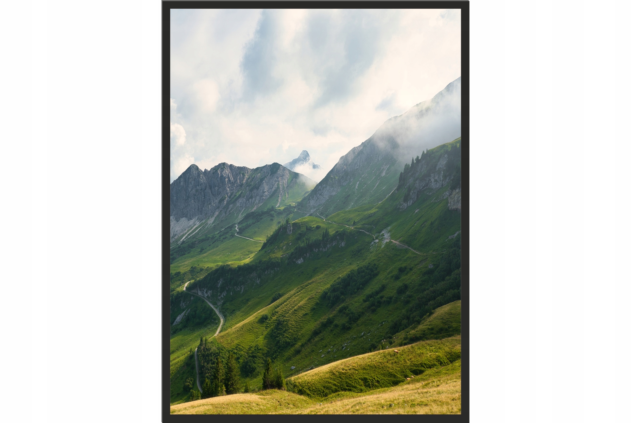 

Obraz plakat 40x30 tatry góry mgła szlak poster