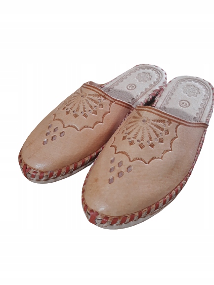 PANTOFLE SKÓRZANE DAMSKIE GÓRALSKIE ORYGINALNE*40*