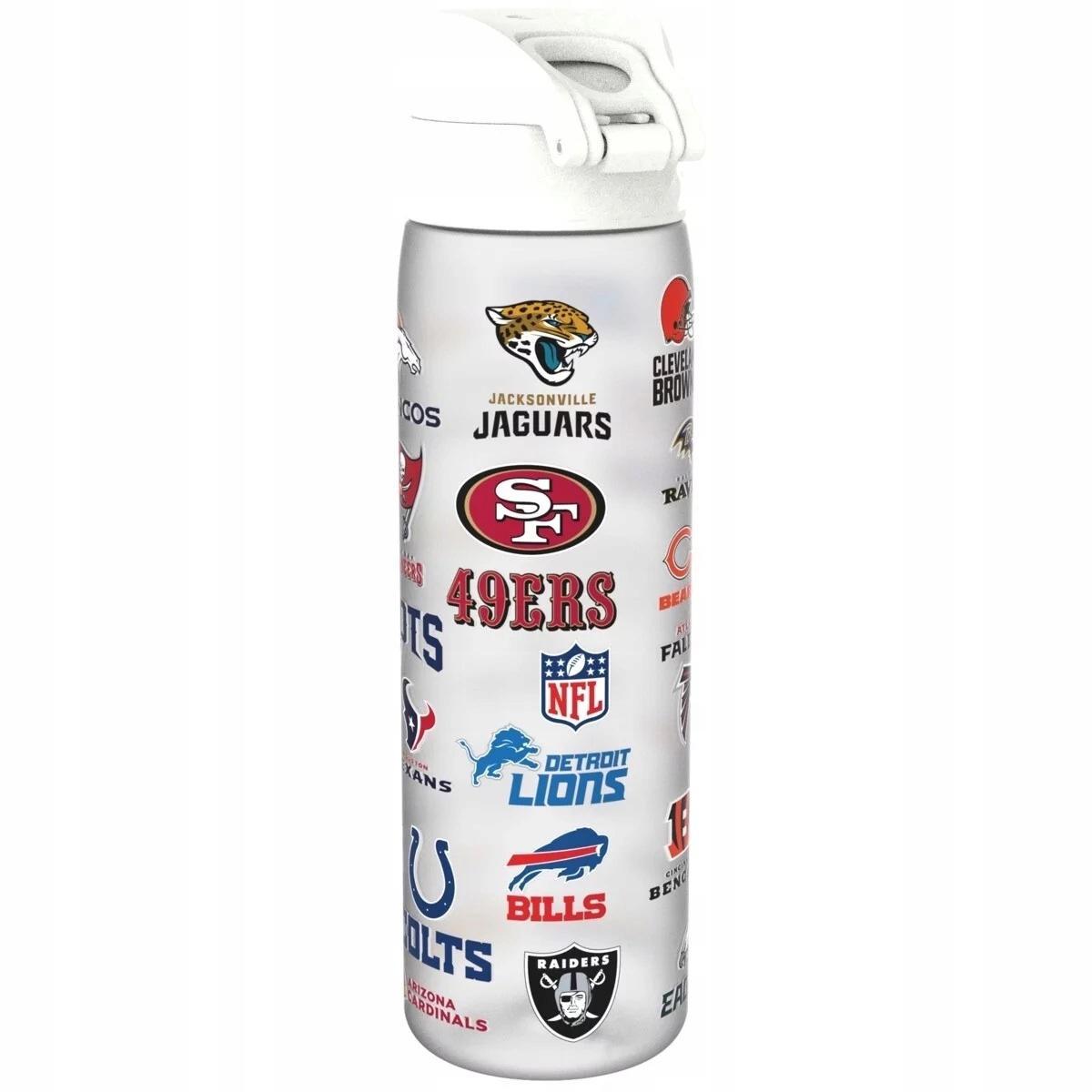 Láhev Na Pití na vodu Nfl Multi Teams 500 ml Bílý One size ION8