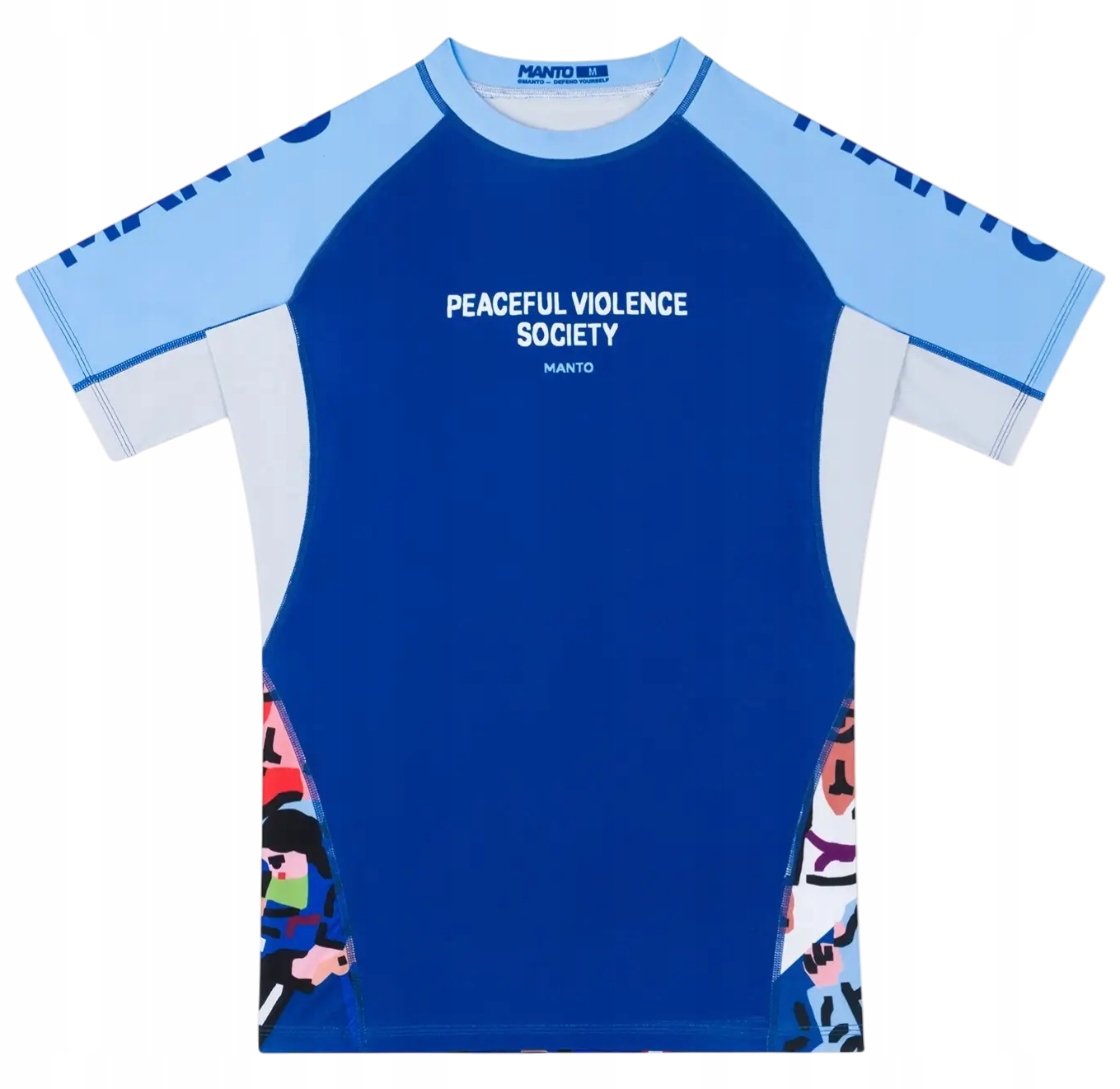 Manto Rashguard Krótki Rękaw Gym 3.0 White XL