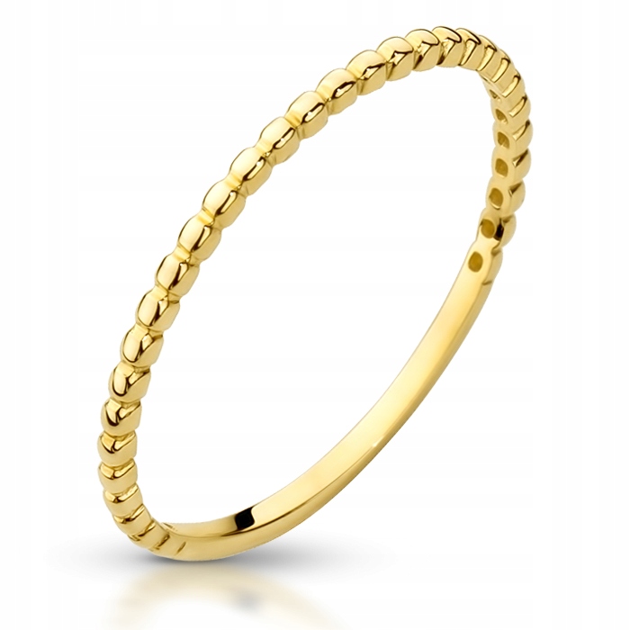 ZŁOTY PIERŚCIONEK OBRĄCZKA CELEBRYTKA 333 8K r 19 Marka Marand