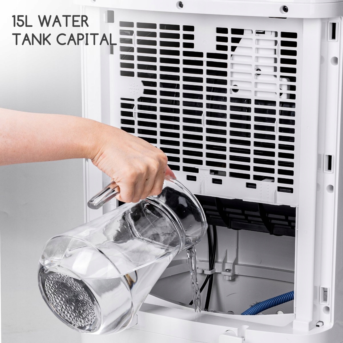 PRZENOŚNY KLIMATOR 3w1 KLIMATYZER WODNY 60W PILOT Kolor dominujący biały