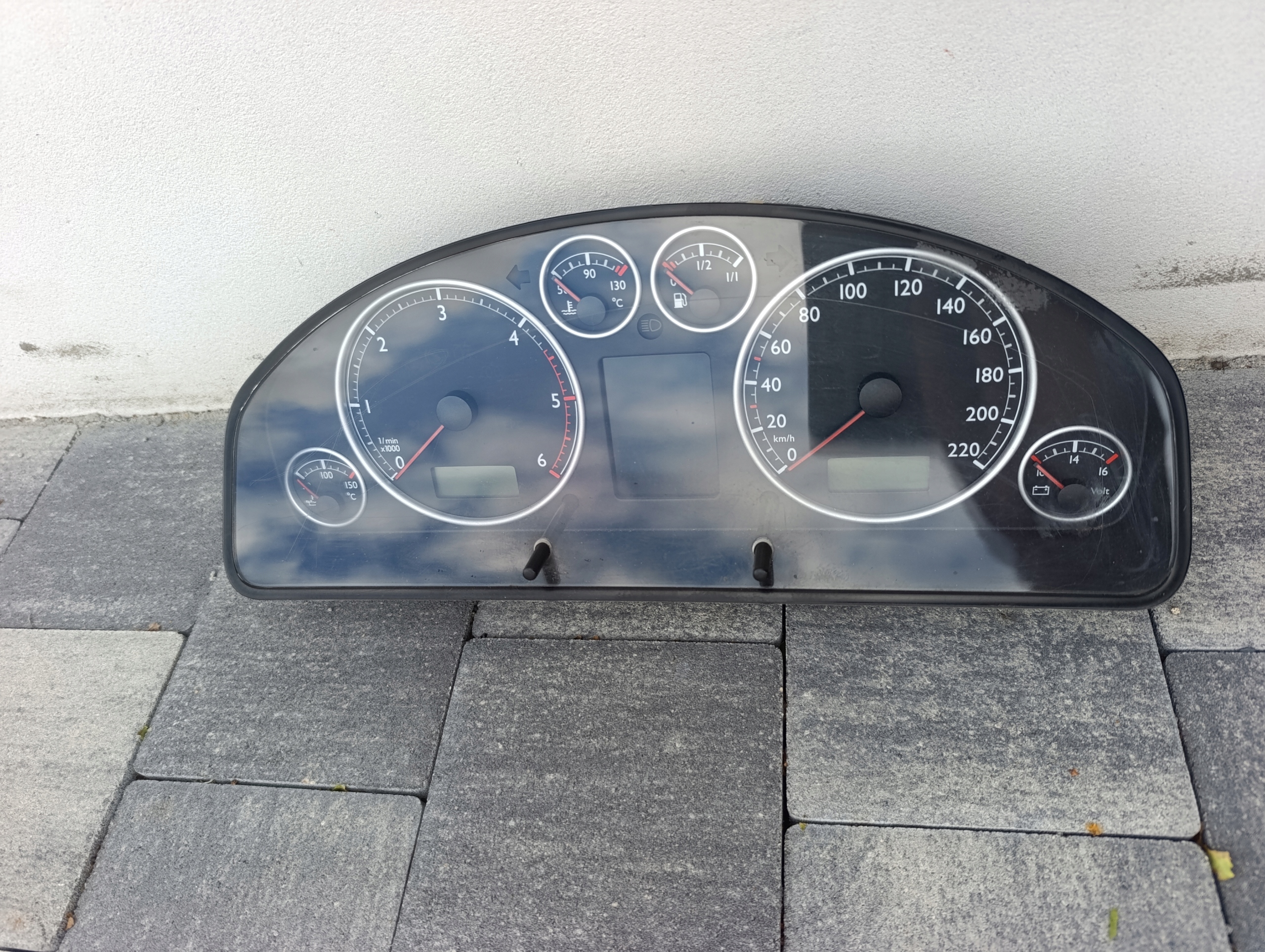 dials dials VW T5 Multivan highline auxiliary dials