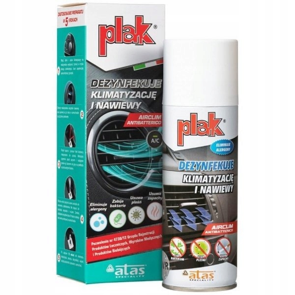 

Plak Atas Air CLIM 200ML Odgrzybiacz Klimatyzacji
