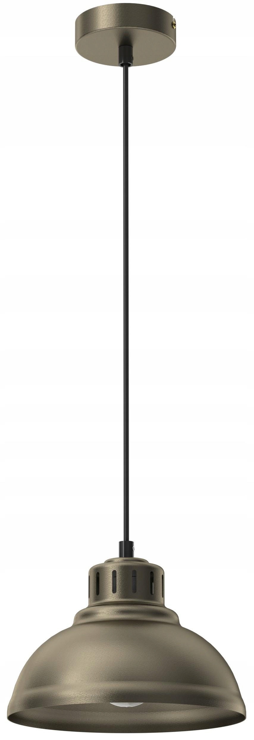 Závěsná lampa Sven Zlatá Šedá Kovový stylový design ve zlato-šedé barvě