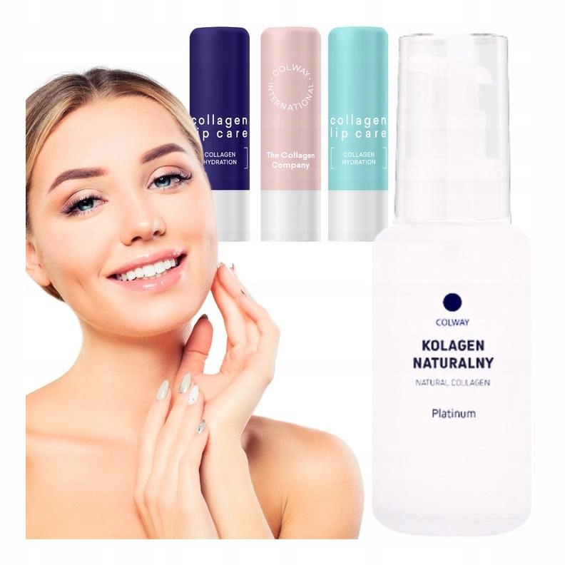 Kolagen Platinum Colway Rybí proti vráskám 100 ml Rtěnky s kolagenem