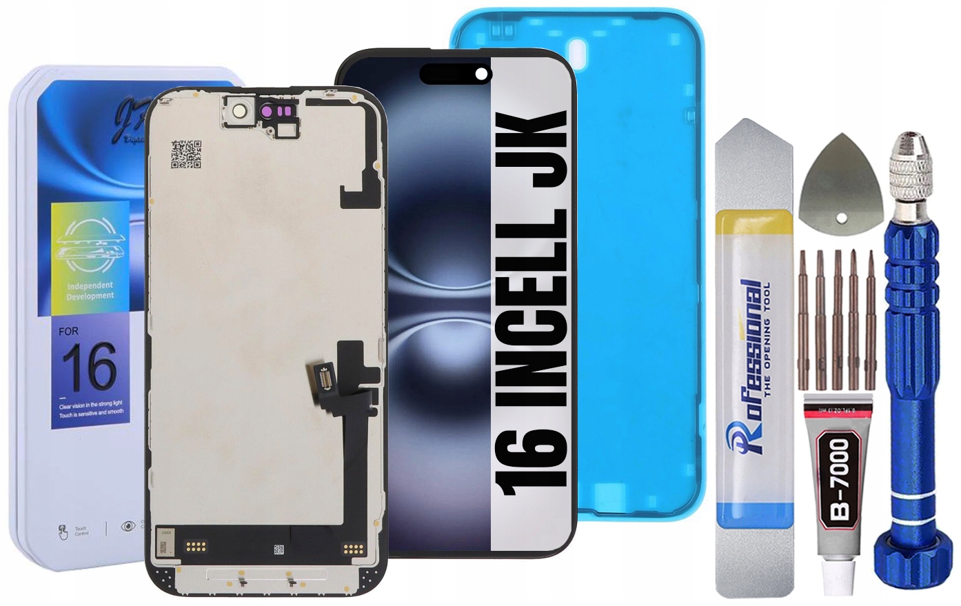 Displej Pro Iphone 16 Incell Jk IC LCD Displej Těsnění