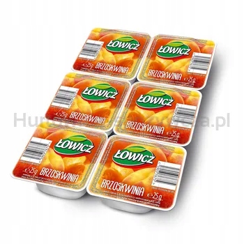 Łowicz Ovocný produkt na mazání Broskev 6 x 25 g