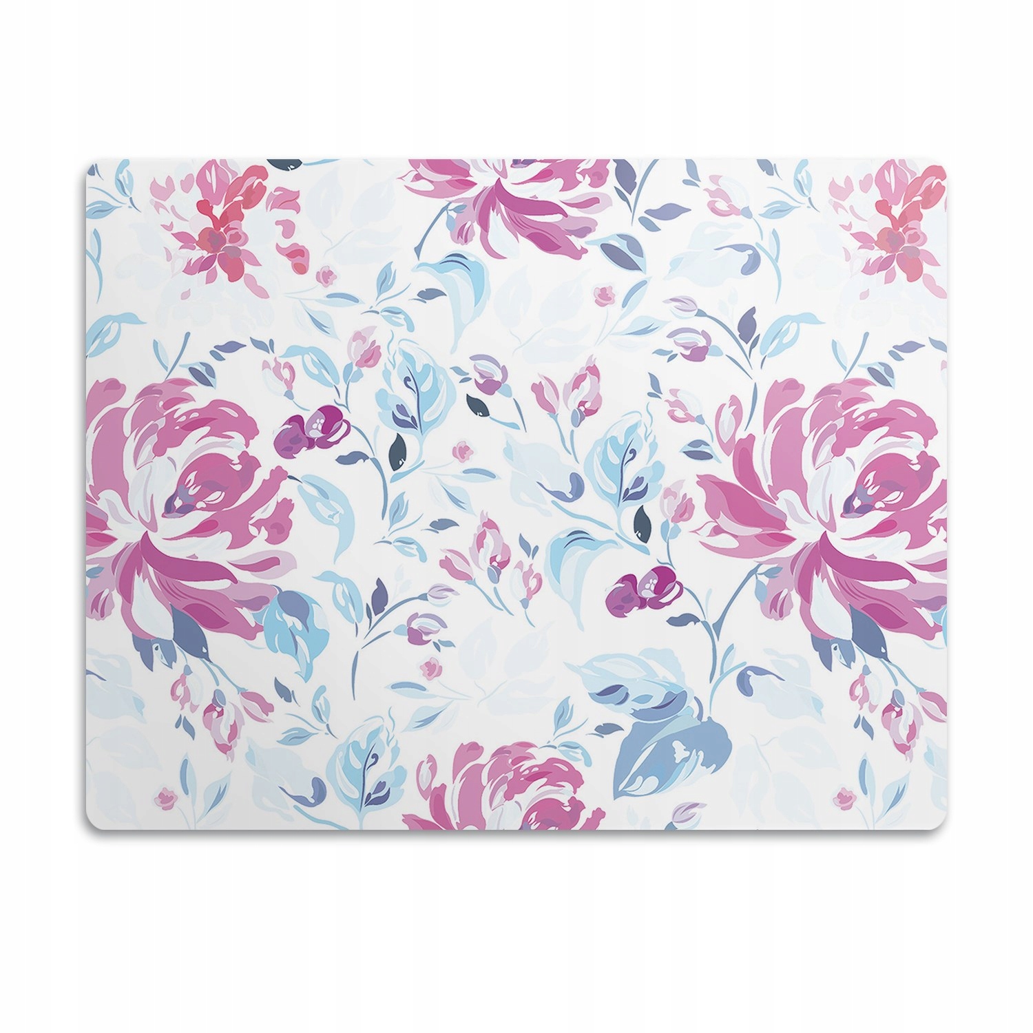 Levně Pro psa podložka pod misku Růžové květy 90x60 cm