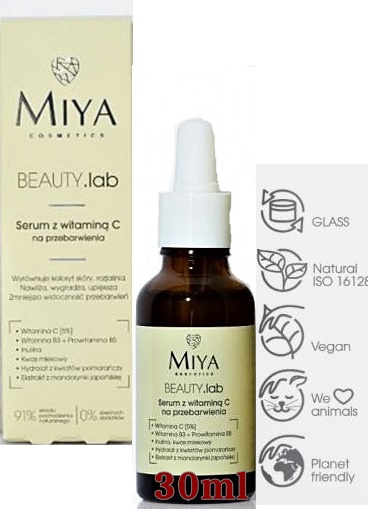 MIYA SERUM z WITAMINĄ C NA PRZEBARWIENIA 30ml Marka MIYA