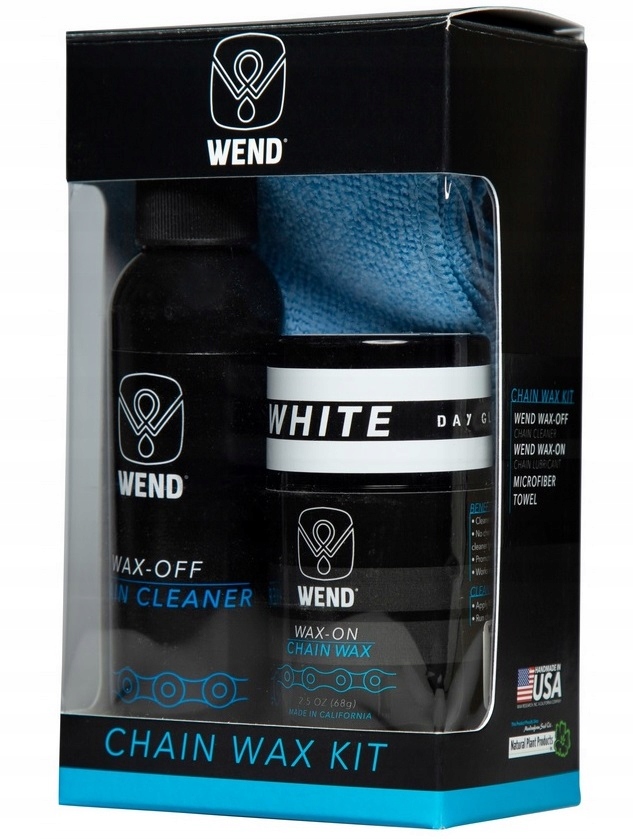 WEND CHAIN WAX KIT WHITE ZESTAW CZYSZCZENIE SMAR