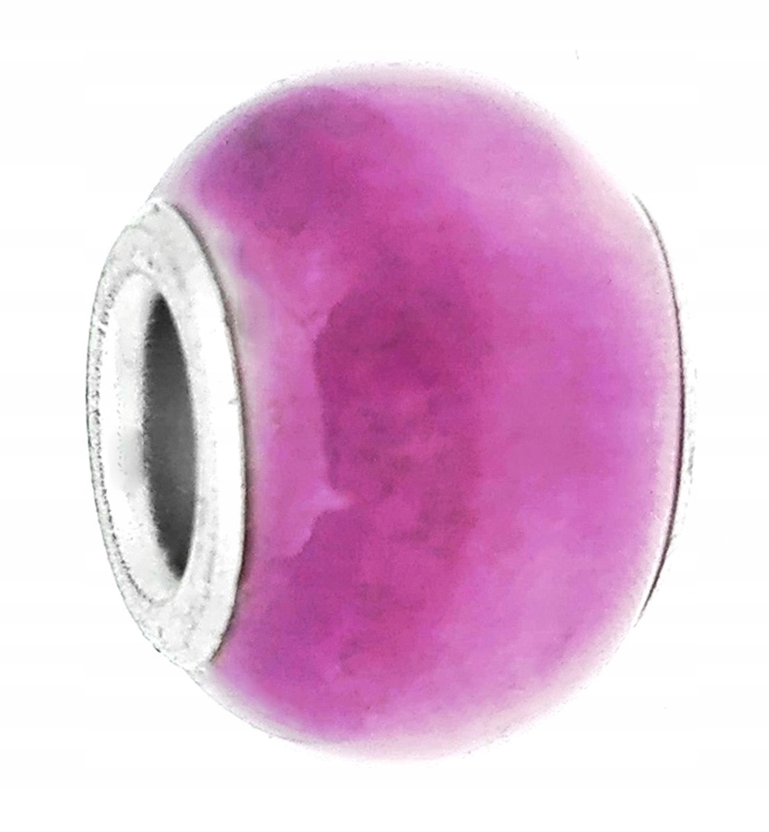 

Zawieszka beads ceramiczny jasny fiolet