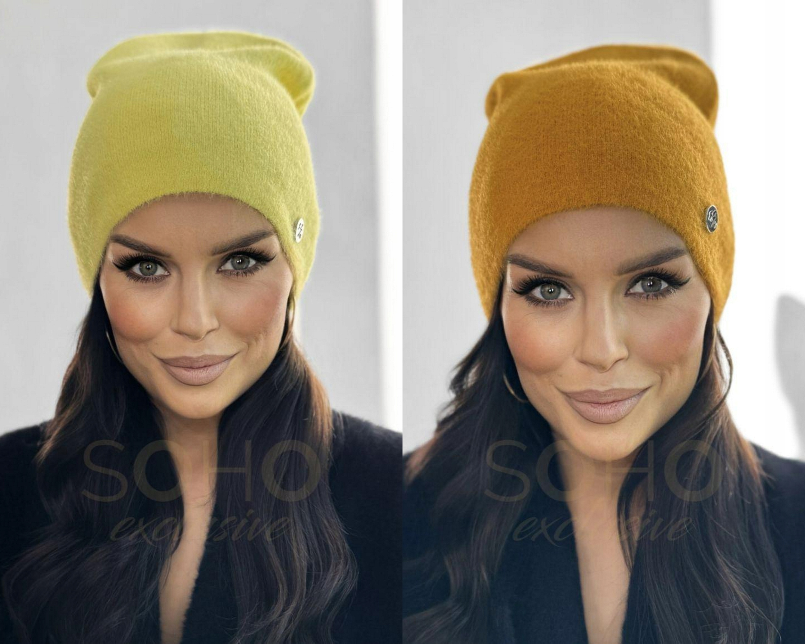 CZAPKA ALPAKA GŁADKA DAMSKA CIEPŁA WYGODNA DAMSKA SPORTOWA KOLORY 2110 Płeć kobieta