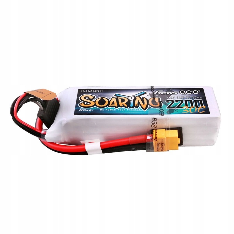 Gens ace G-Tech Soaring LiPo baterie 14.8V 2200mAh 4S 30C