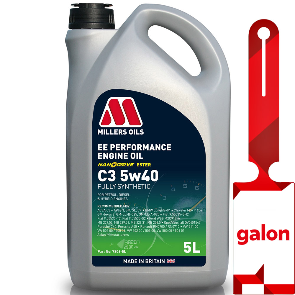 Millers Ee Performance C3 5w40 5L syntetyczny olej silnikowy