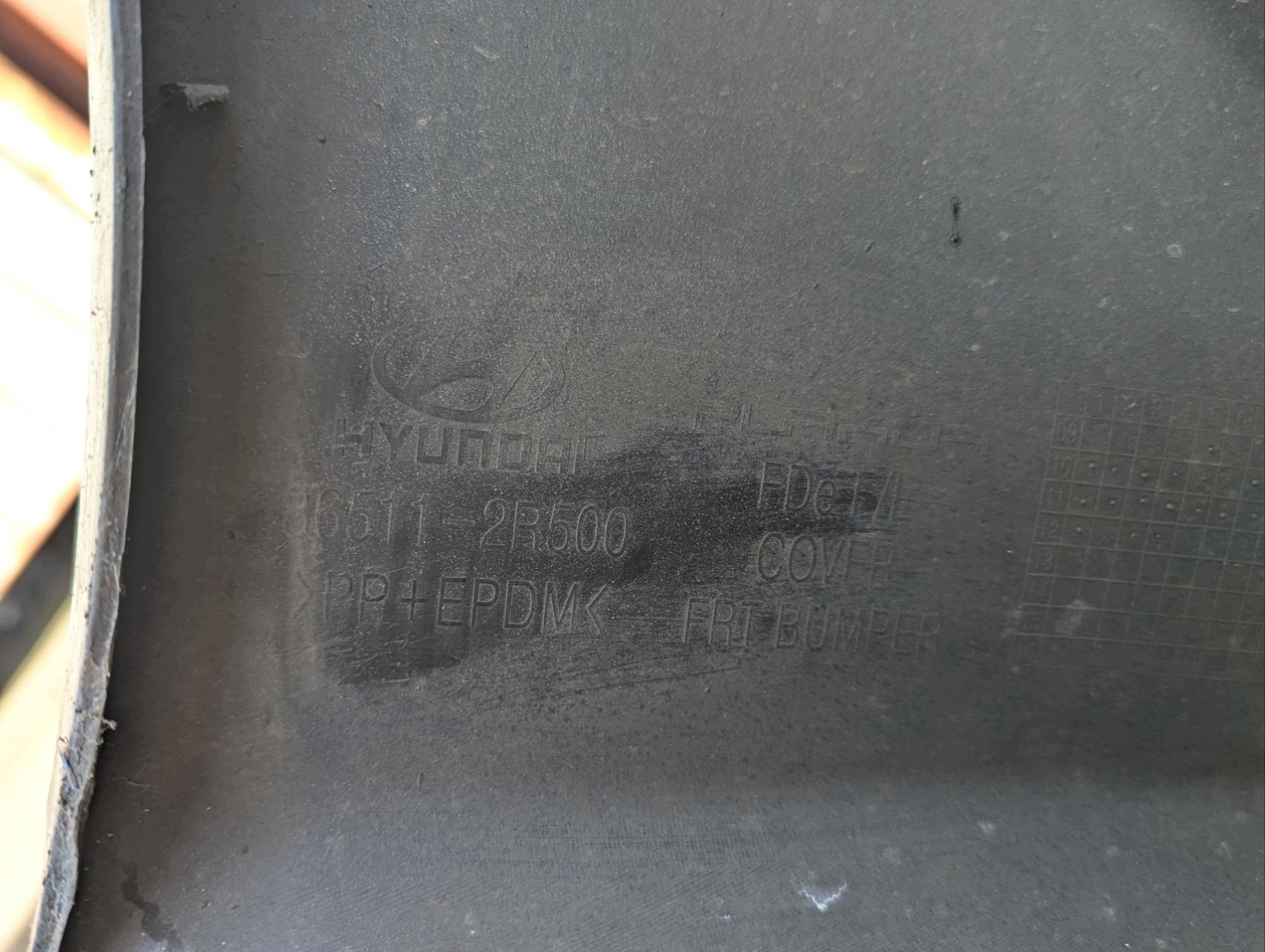 bumper front Hyundai i30 facelift FD 2011 86511-2R500