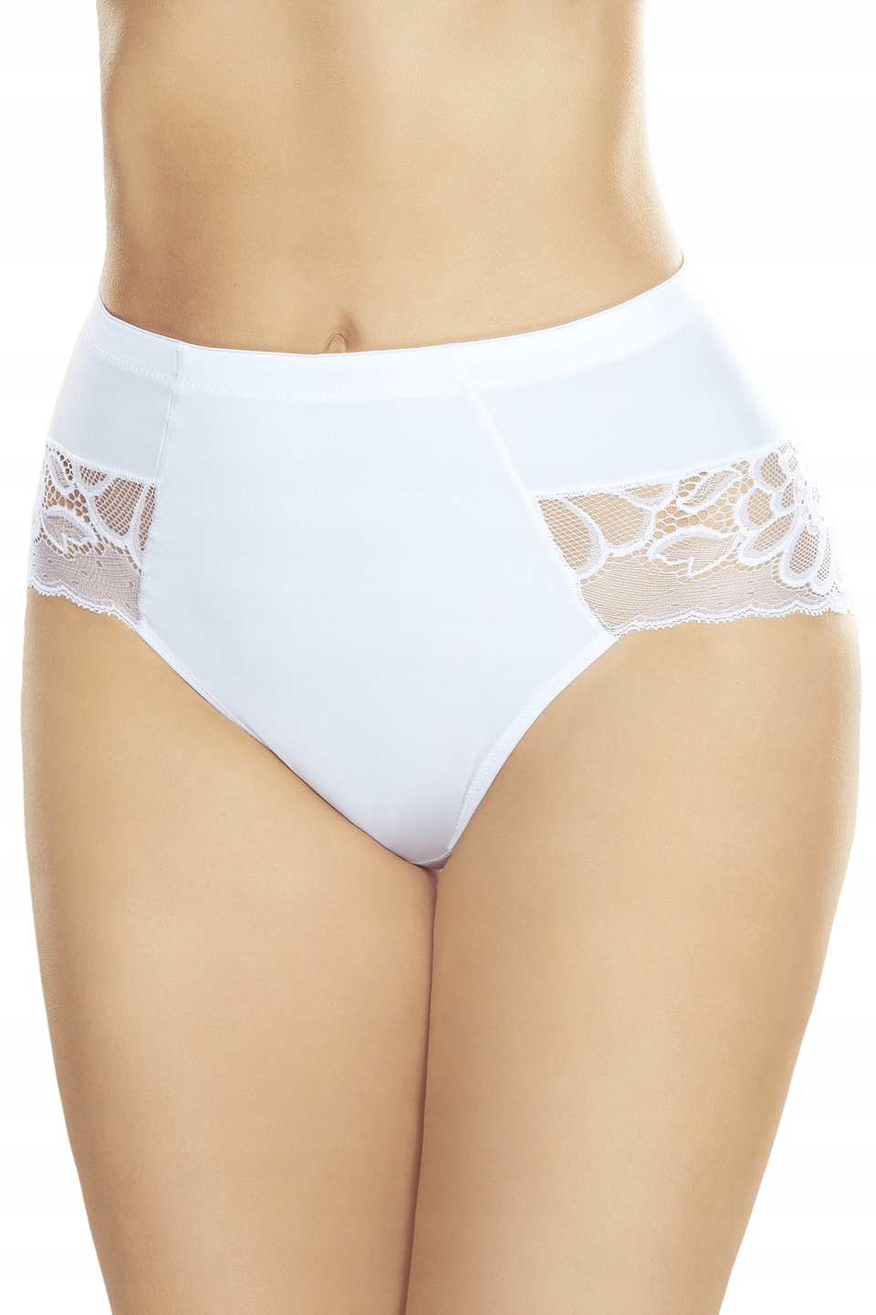 

Vita majtki korygujące z koronką Eldar białe S