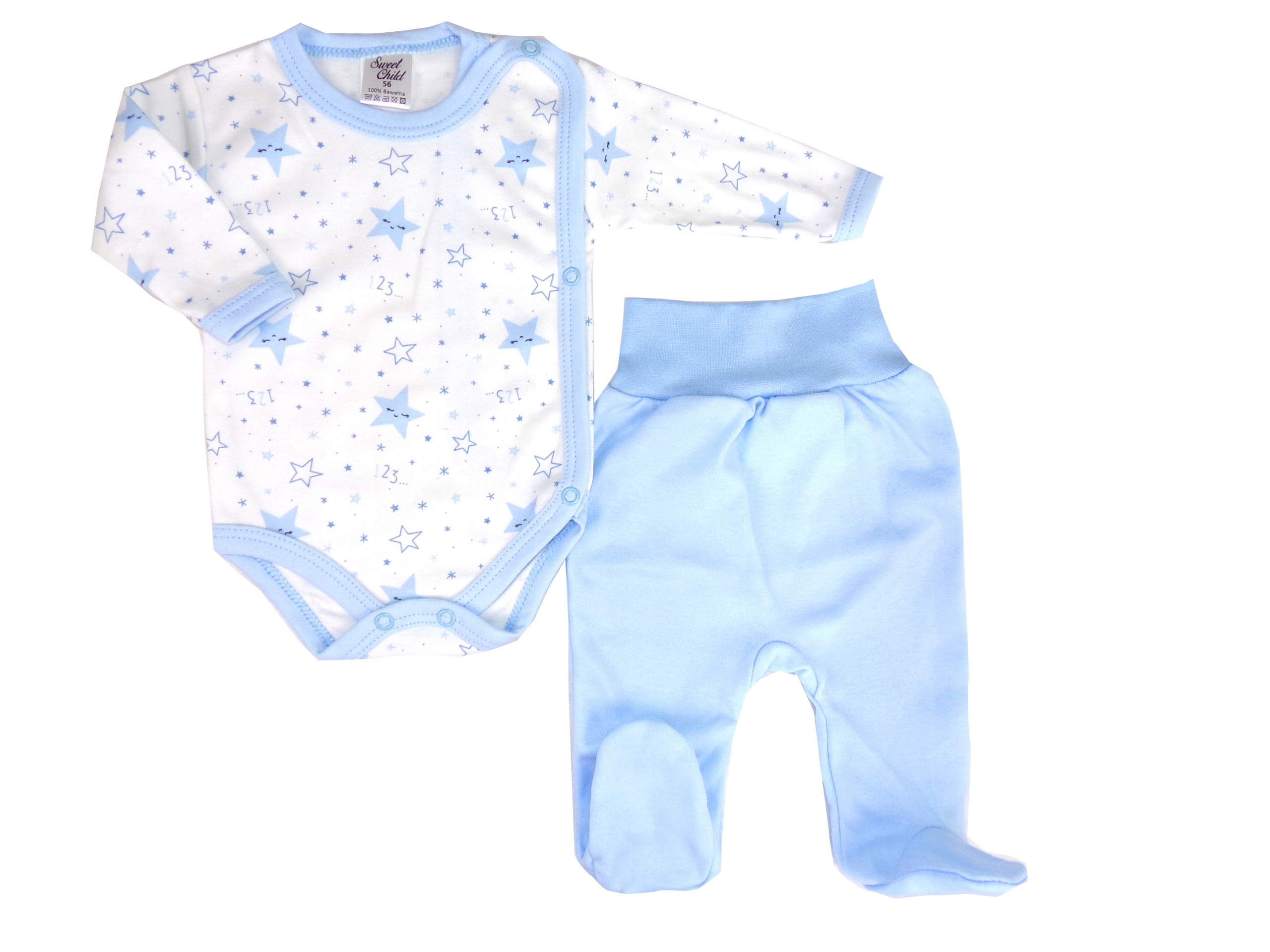 

Wyprawka komplet dla noworodka 62 body koper 62