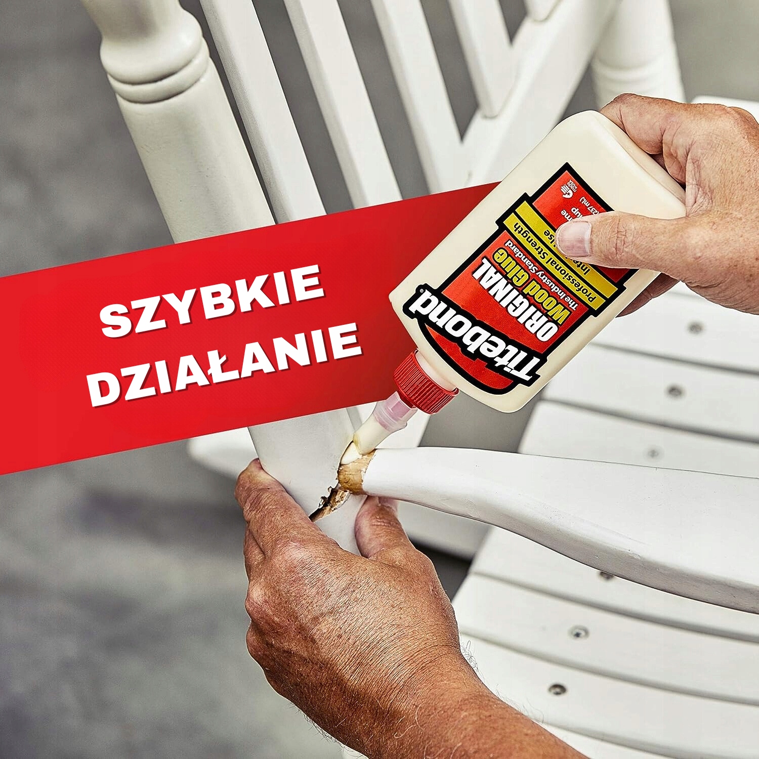 KLEJ DO DREWNA SKÓRY LAMINATU TKANIN D2 Titebond Original 946ml WEWNĄTRZ Waga 0.5 kg