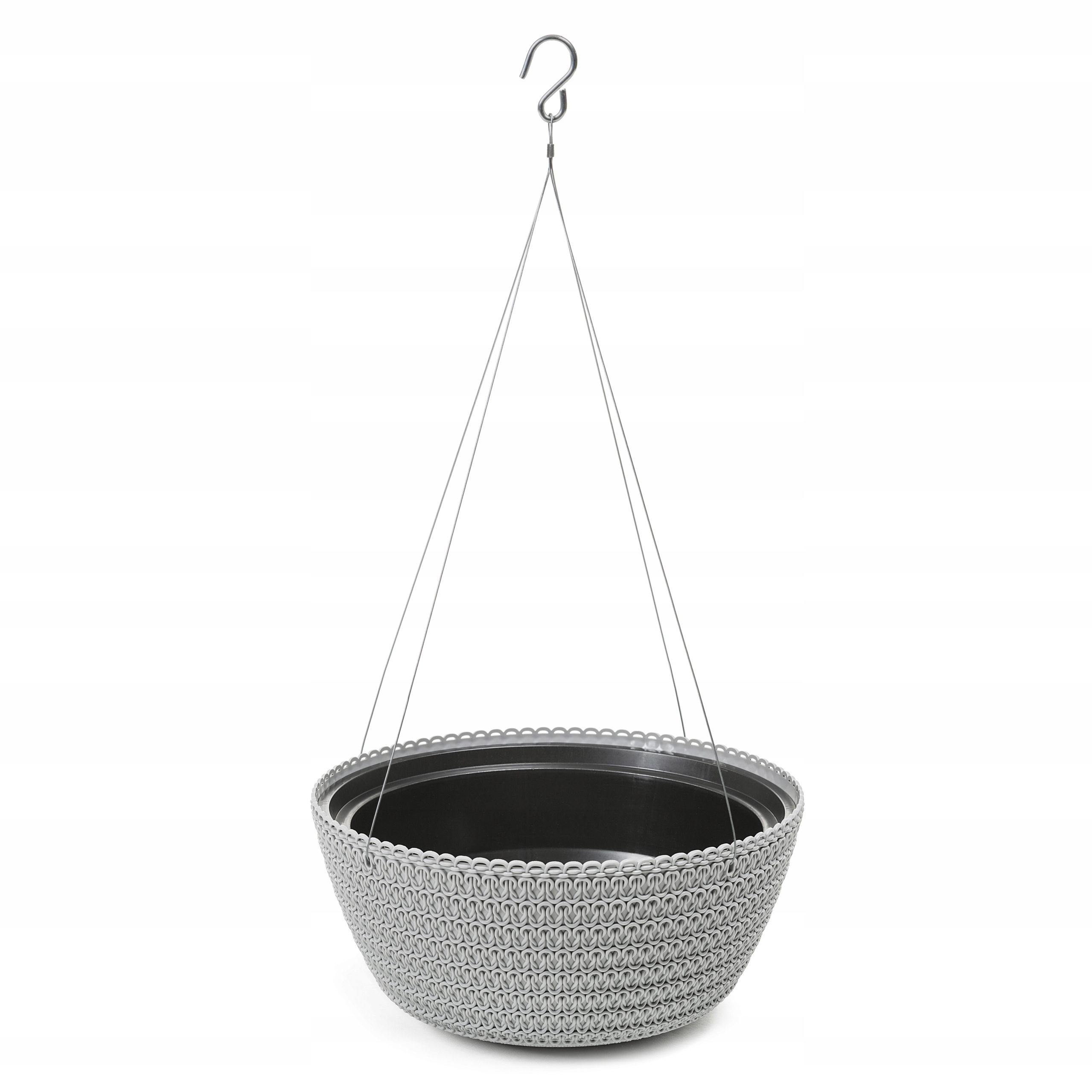 

Donica Misa Wisząca Jersey śr. 30cm kol. Szary