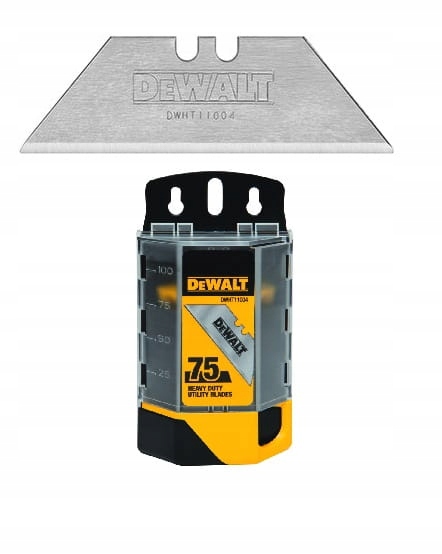 

DeWalt DWHT11004-7 Ostrza hartowane do noża 75 szt