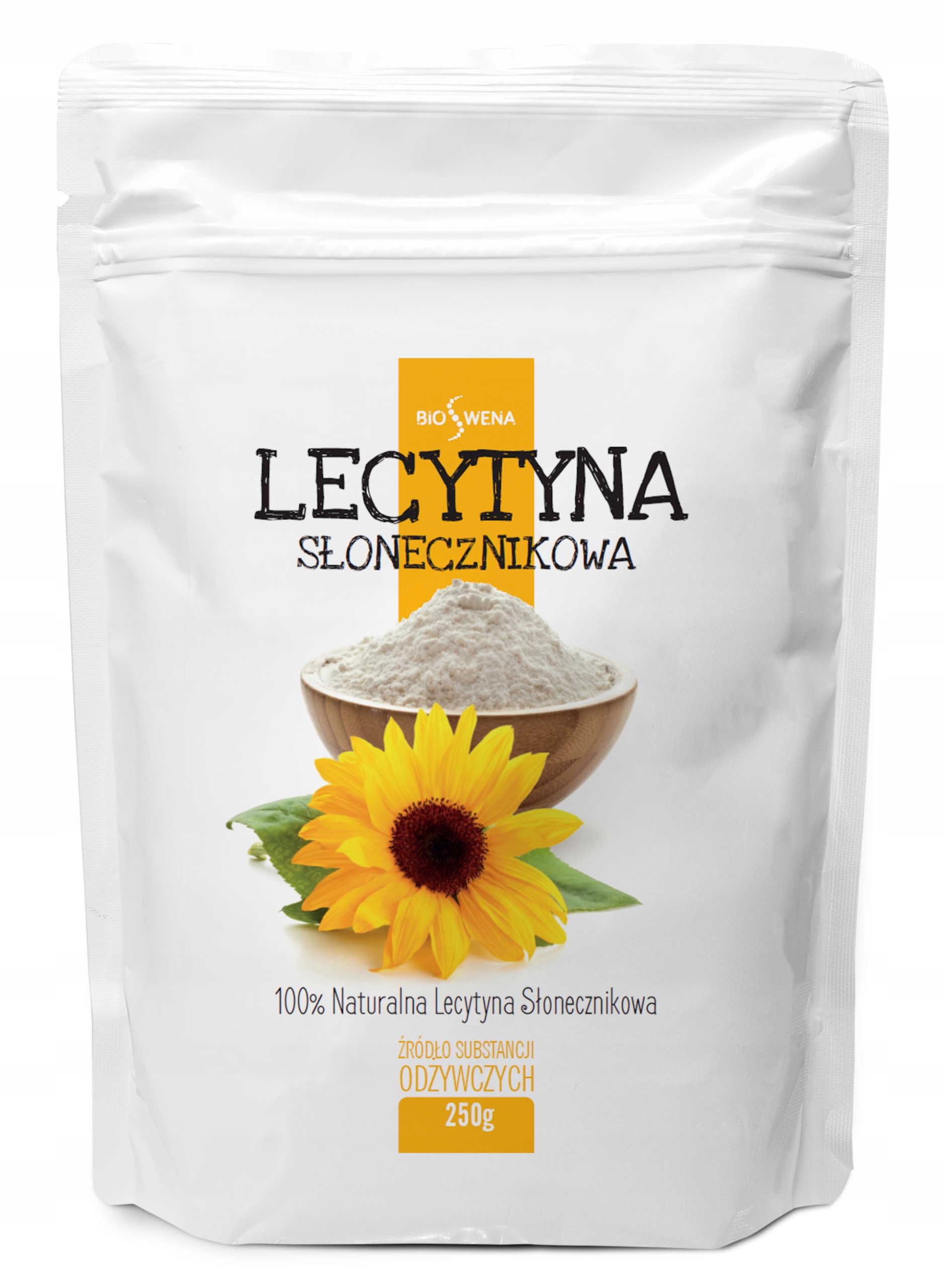 

Lecytyna Słonecznikowa Proszek 250g Bioswena