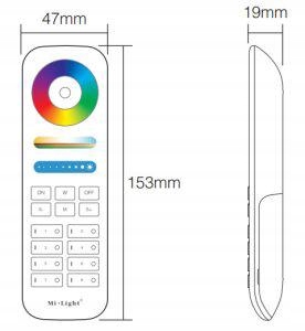 Pilot 8-strefowy LED MiBoxer RGBW+CCT + uchwyt Marka Miboxer milight