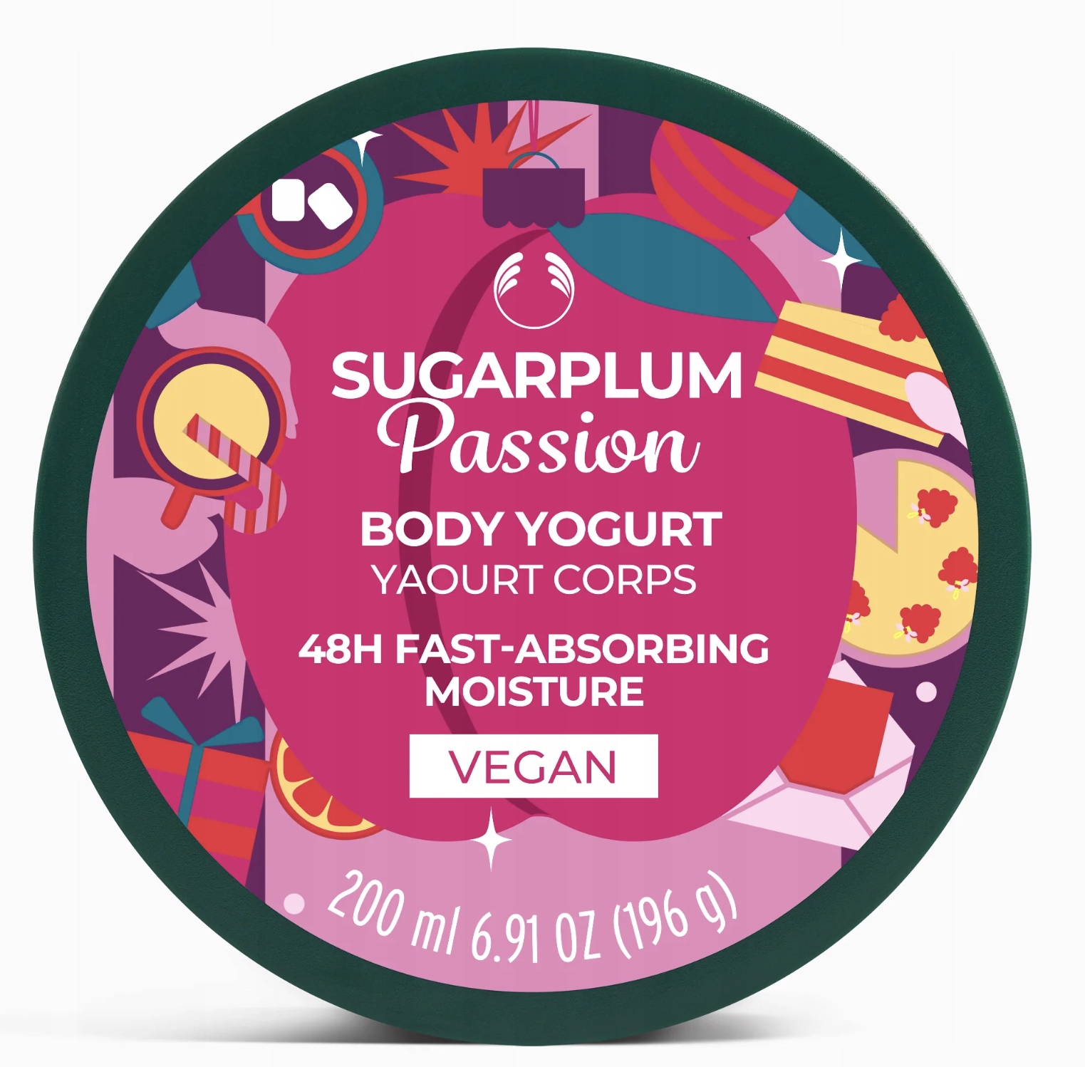 The Body Shop Sugarplum Passion Body Yogurt Jogurt do ciała Śliwka Balsam