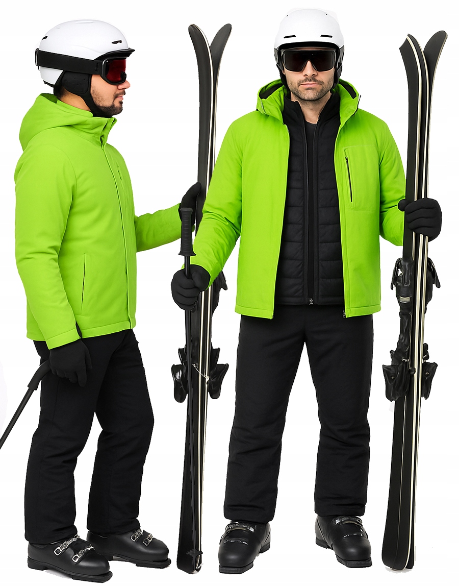 Kurtka Męska Zimowa Narciarska Snowboardowa Kaptur Membrana roz. XL