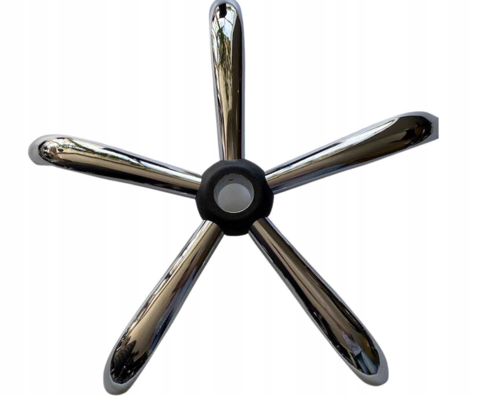 SOLIDNA Podstawa FOTELA obrotowego STALOWA Krzyżak chromowany PFS122/600