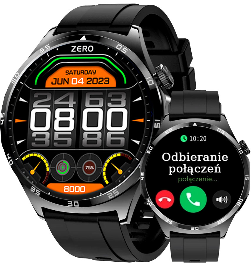 Chytré Hodinky Amoled Aod Bt hovory IP67 Sport Hrv Krokoměr 440 mAh