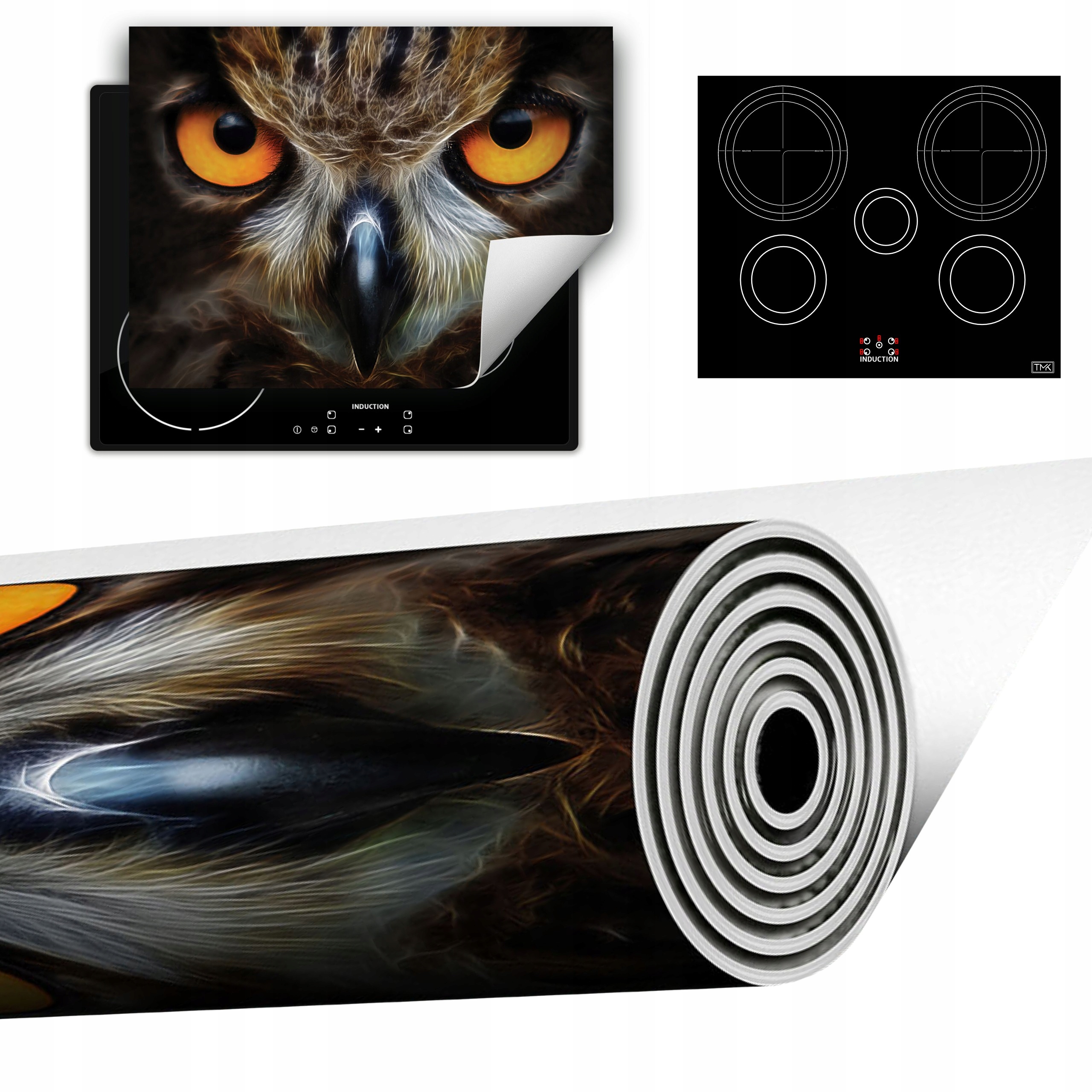 Vinylová Podložka Do Kuchyně Více Místa 70x52 sova