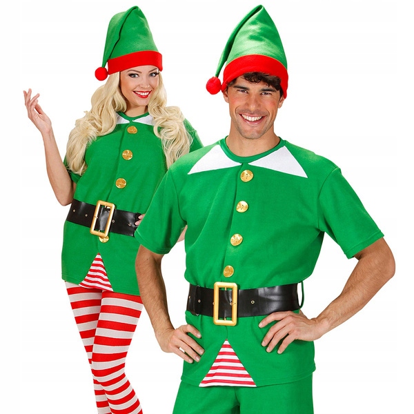 Kostým Elfa Elf Skřítek Trpaslíka Unisex Vánoce XXL