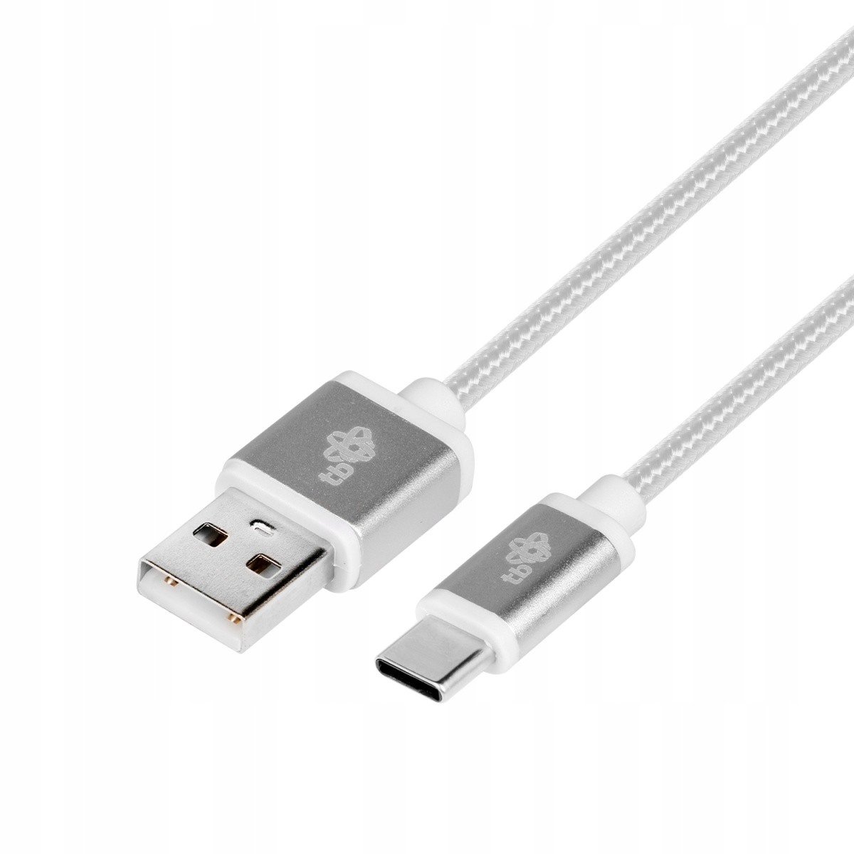 Kabel TB USB - USB typ C 1,5 m srebrny