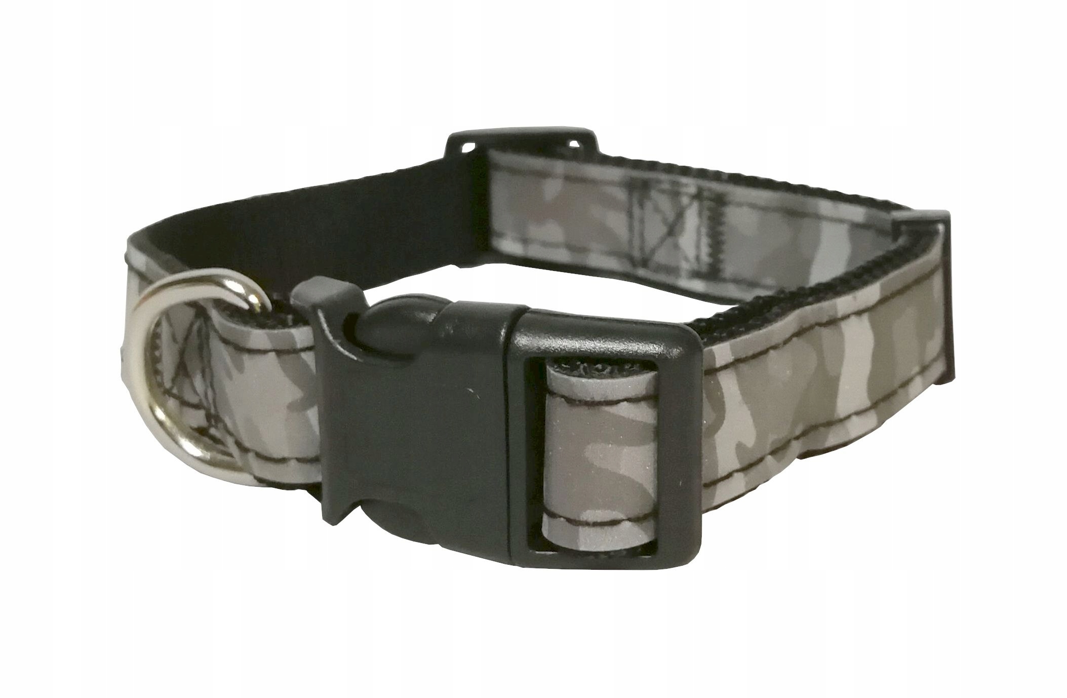 

Obroża dla psa regulowana moro czarna S