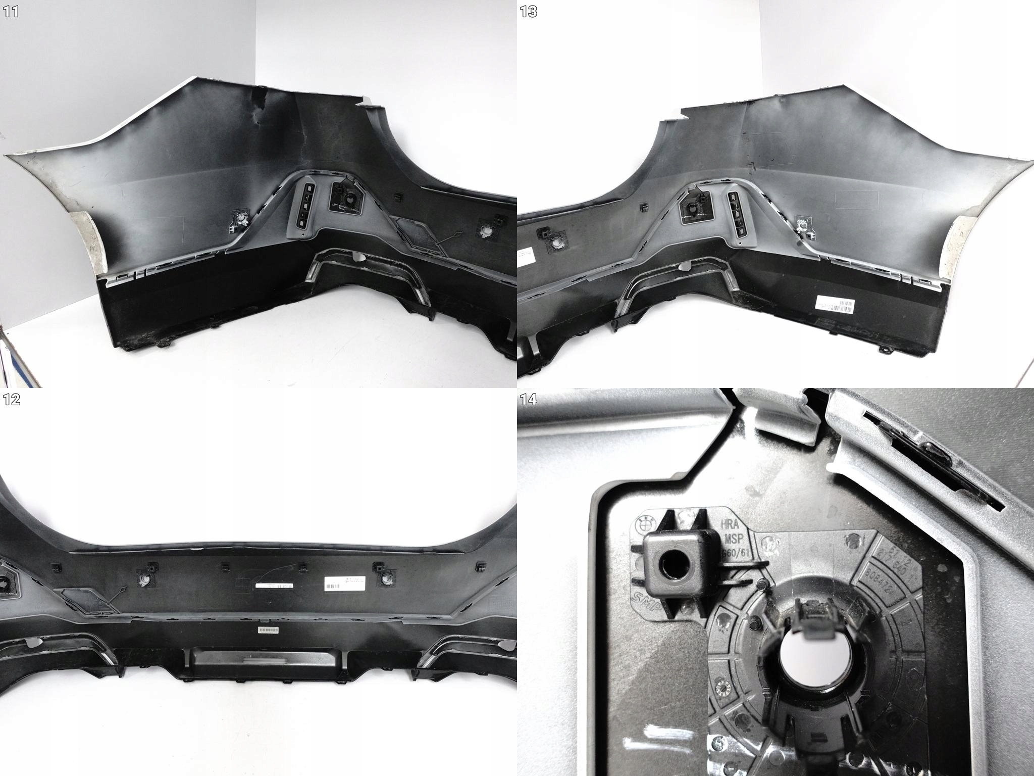 BMW 5 G60 m-packet MSP sedan 23- bumper SPOILER rear part (PDC)
