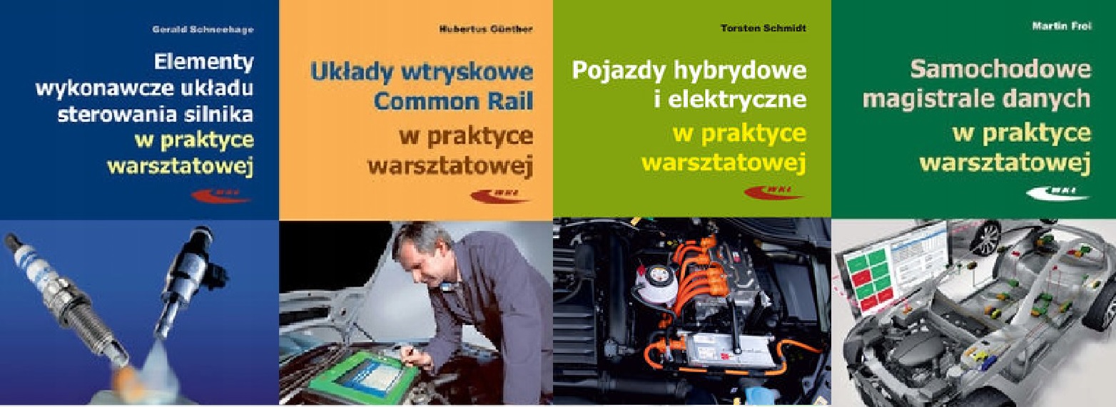 Pojazdy w praktyce warsztatowej pakiet 4 książki