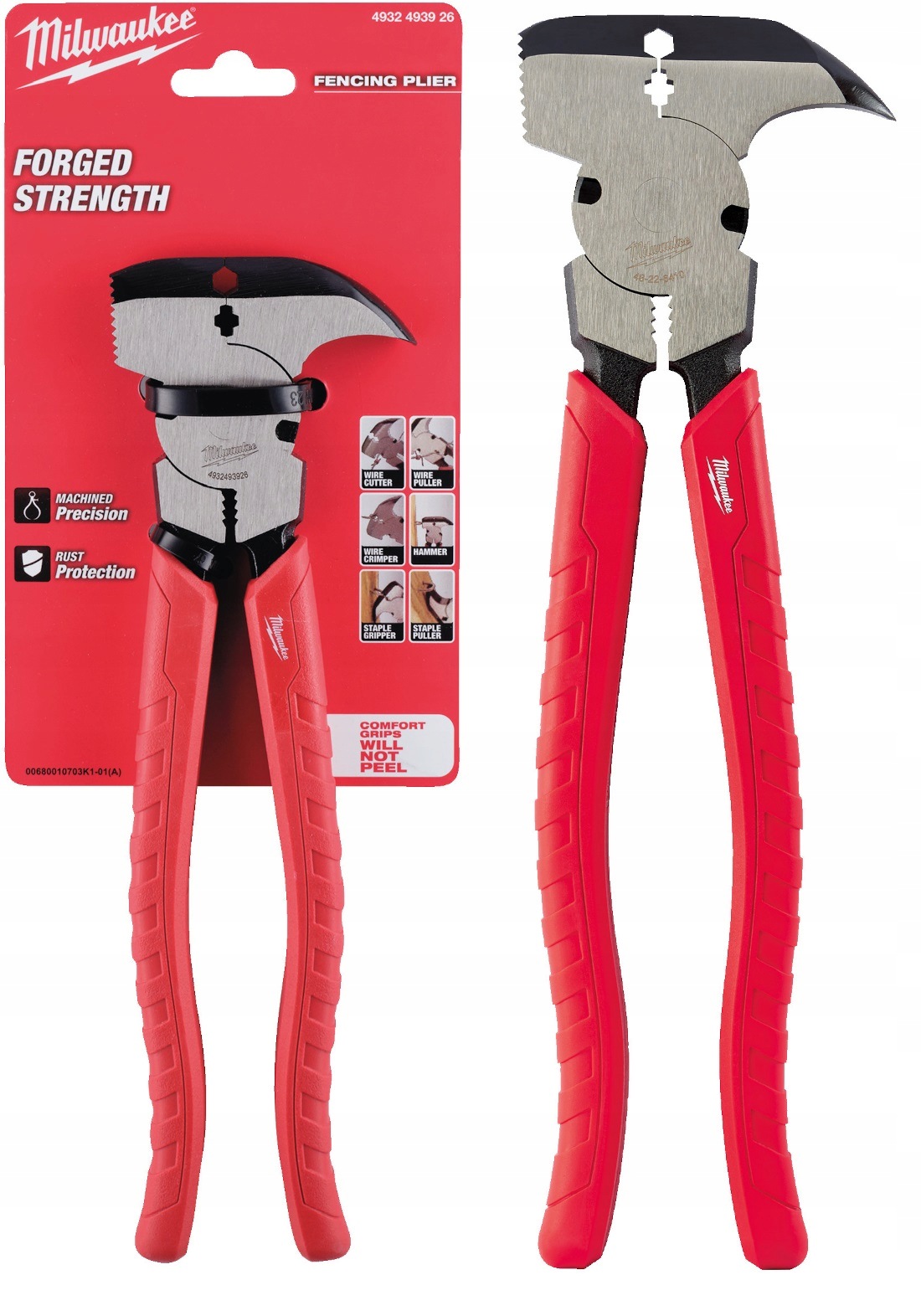 Milwaukee 4932493926 Szczypce Ogrodzeniowe Wielofunkcyjne Cęgi Do Drutu