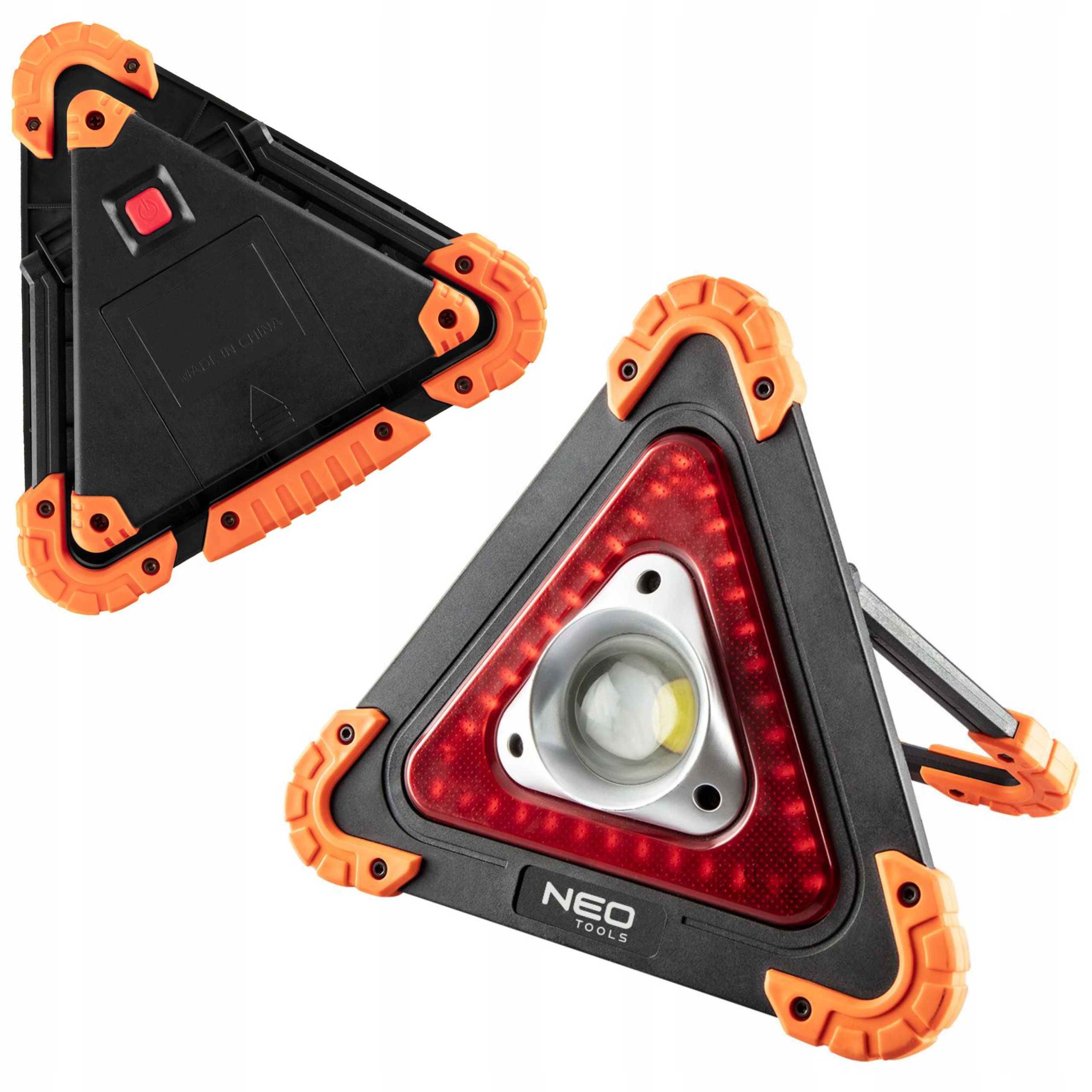 NEO LAMPA BATERYJNA + TRÓJKĄT OSTRZEGAWCZY 2w1