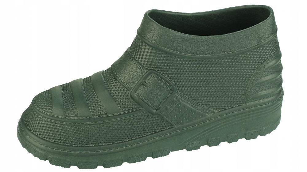 KALOSZE MĘSKIE OGRODOWE PIANKOWE LEKKIE BUTY CHODAKI WODOODPORNE Kolor zielony