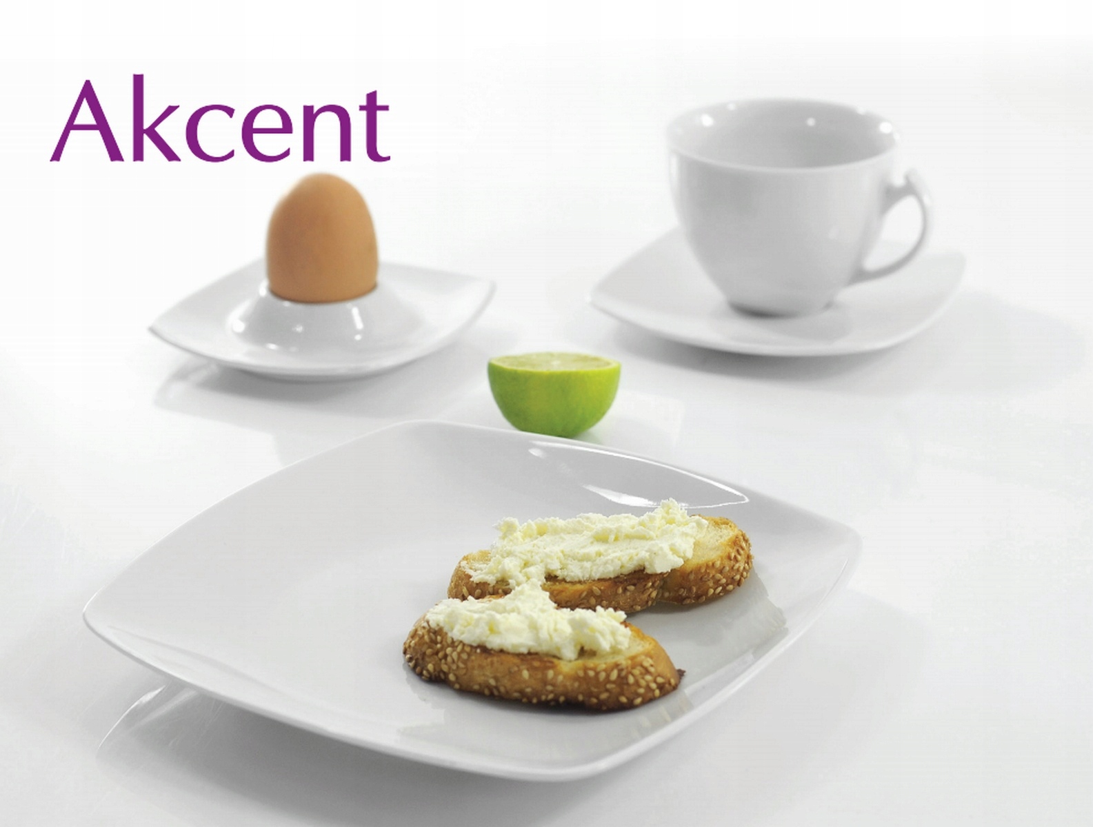 C000 SOSJERKA 400 BIAŁY AKCENT CHODZIEŻ PORCELANA Pojemność 0.4 l