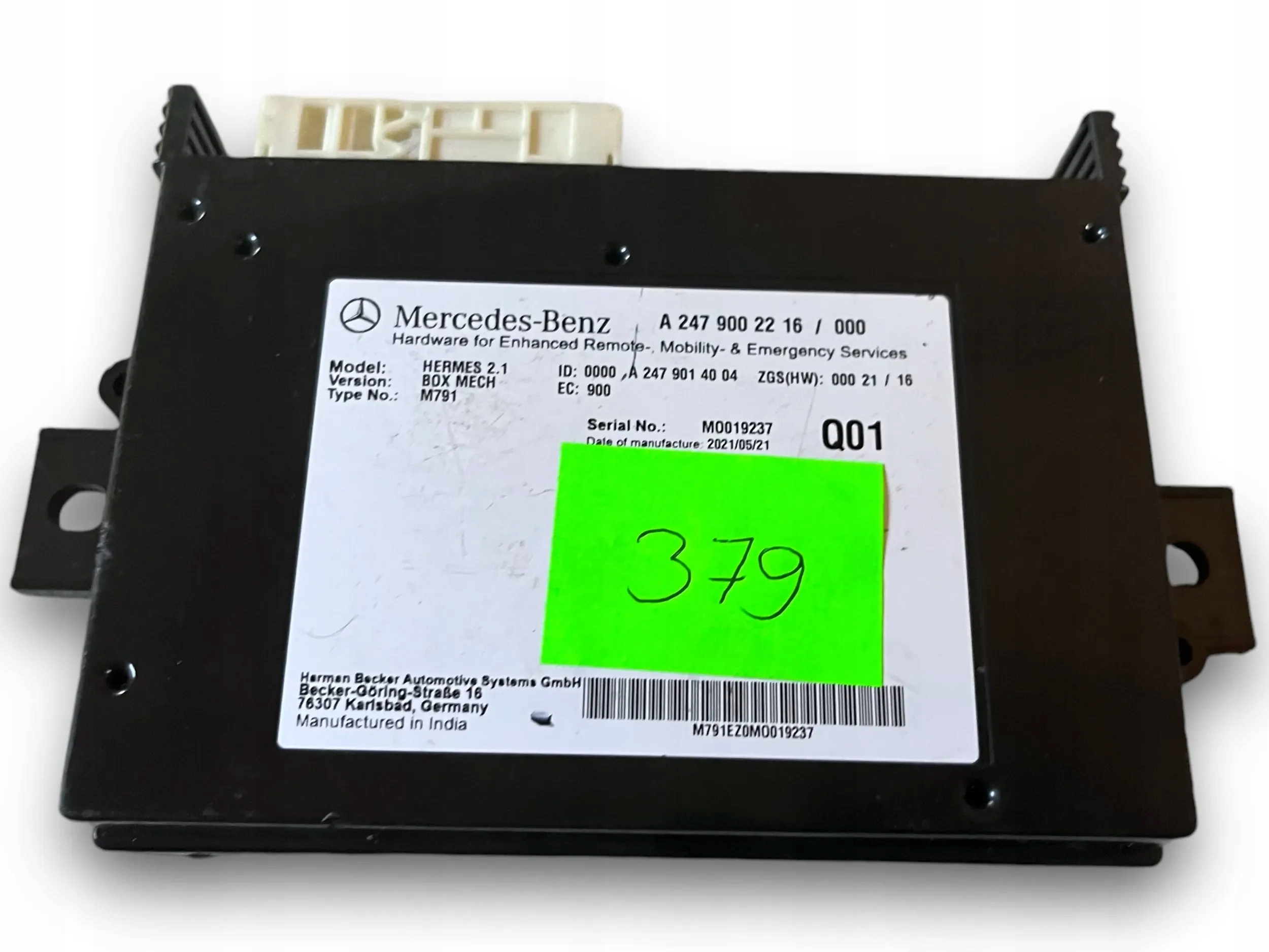 MERCEDES W247 control unit TELEMATIK A2479002216 @M
