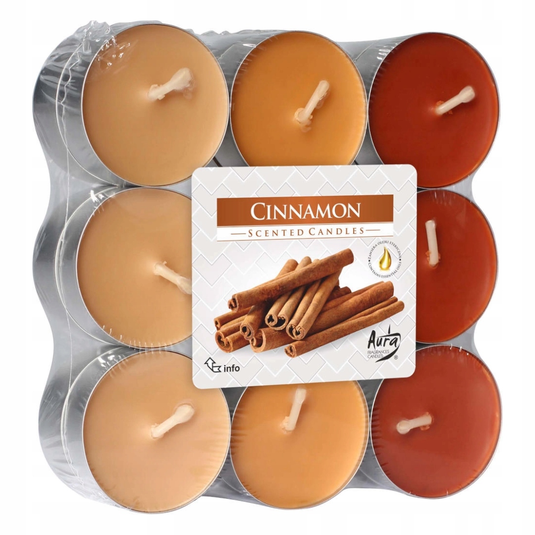 

Bispol Podgrzewacze świeczki tealight Cynamo 18szt