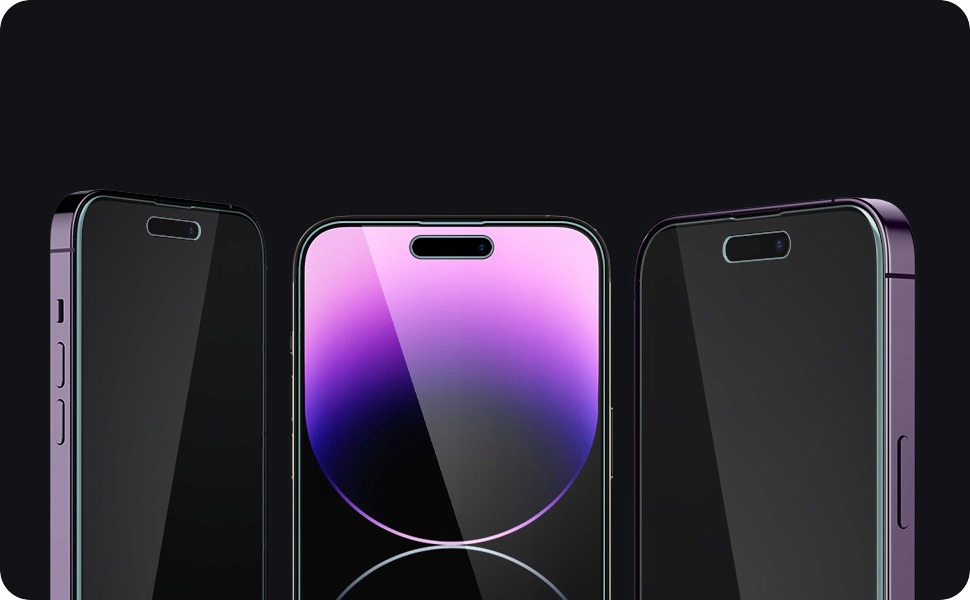 Szkło hartowane do iPhone 14 Pro Max Spigen EZ Fit Typ 2,5D