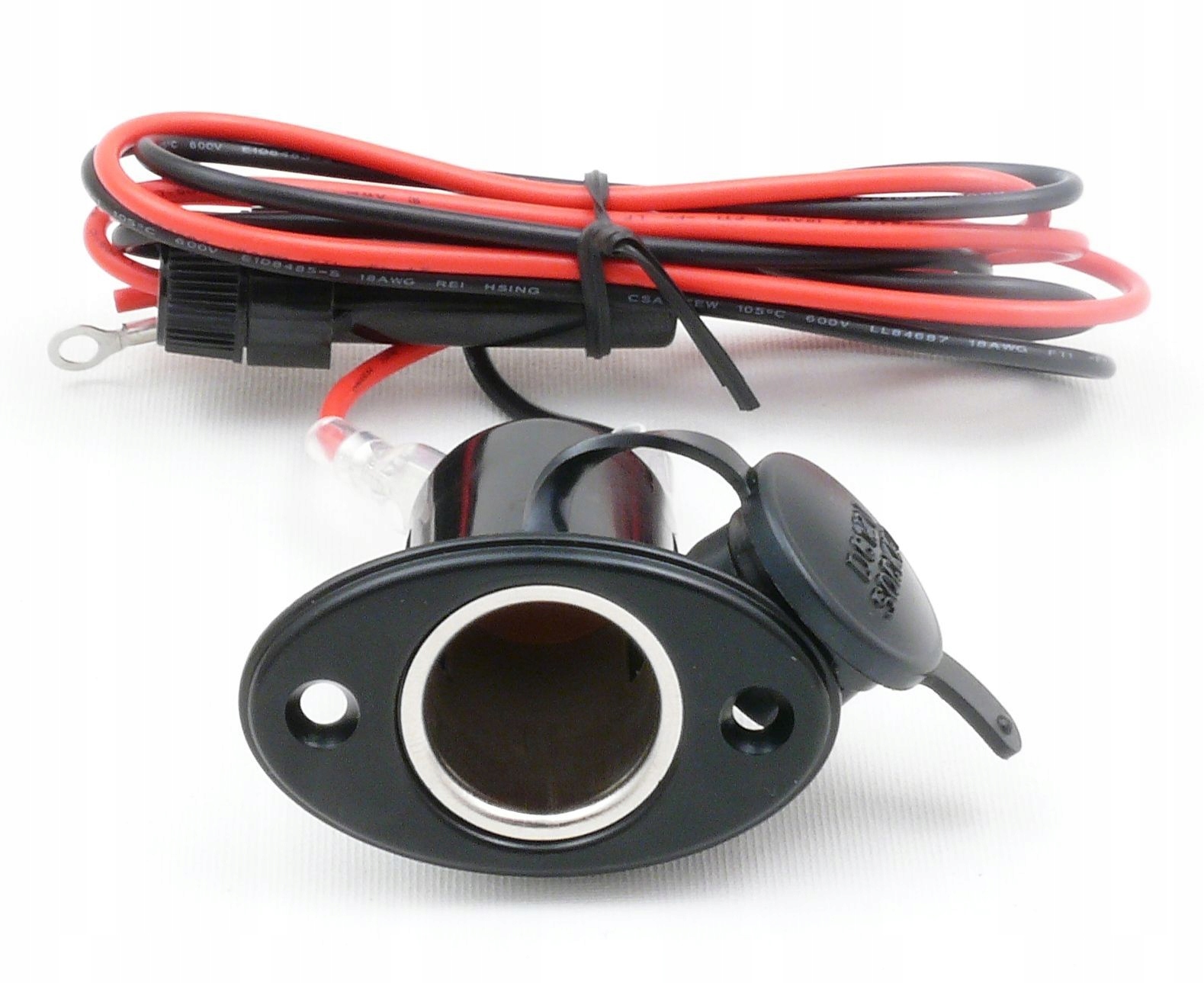 

Gniazdo Zapalniczki Uniwersalne Przykręcane Zamyk