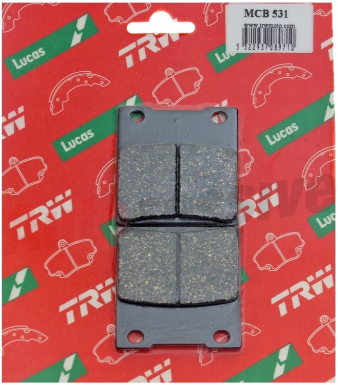 MCB531 - ЗАДНИЕ ТОРМОЗНЫЕ КОЛОДКИ ДЛЯ SUZUKI GSX-R 600 750 1100