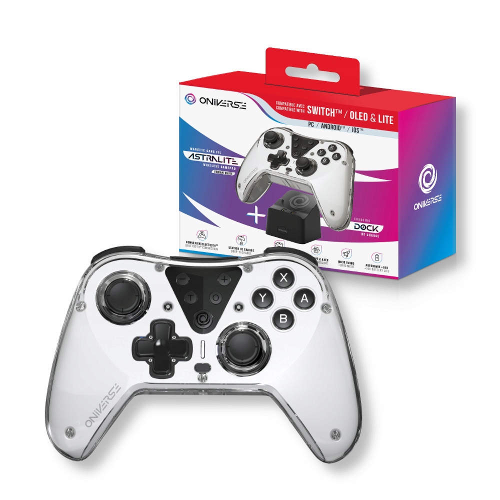 Pad bezprzewodowy do konsoli Nintendo Switch biały